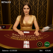 BetAlice - Live Casino Lobby - Dozens of Tables with Different Limits
